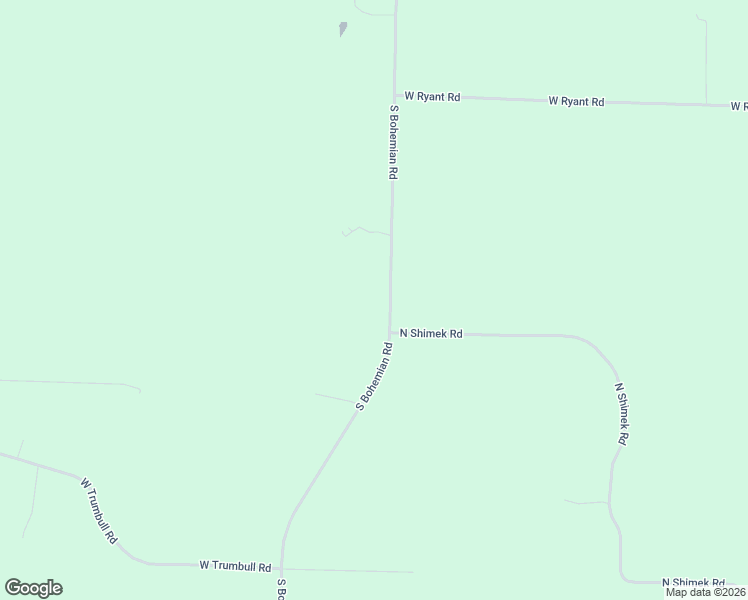 map of restaurants, bars, coffee shops, grocery stores, and more near 7420 South Bohemian Road in Maple City