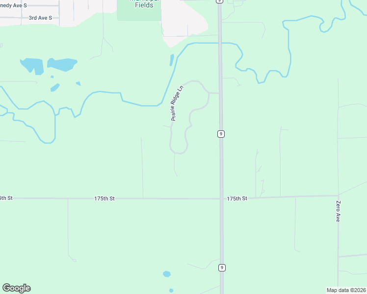 map of restaurants, bars, coffee shops, grocery stores, and more near 1204 Prairie Ridge Lane in Lester Prairie