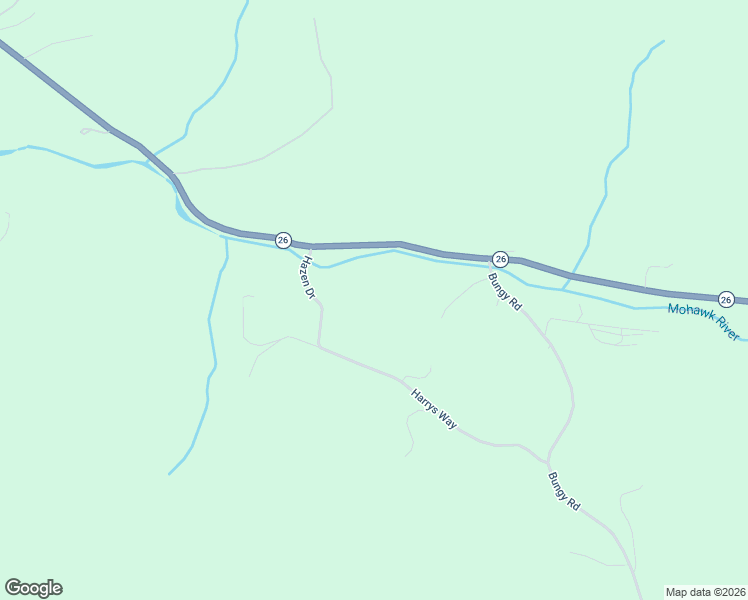 map of restaurants, bars, coffee shops, grocery stores, and more near 823 Mohawk Road in Colebrook