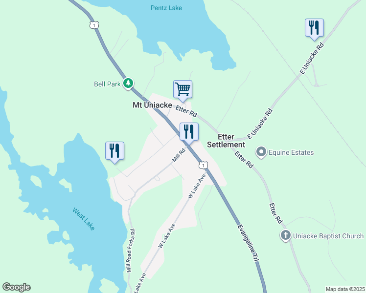 Highway 1, Mount Uniacke NS Walk Score