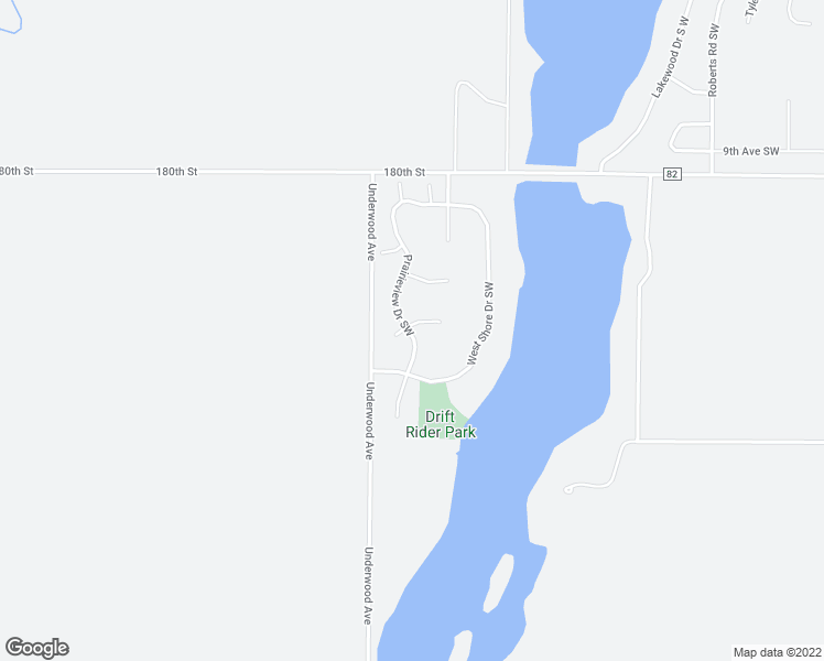 map of restaurants, bars, coffee shops, grocery stores, and more near 1300 Prairieview Drive Southwest in Hutchinson