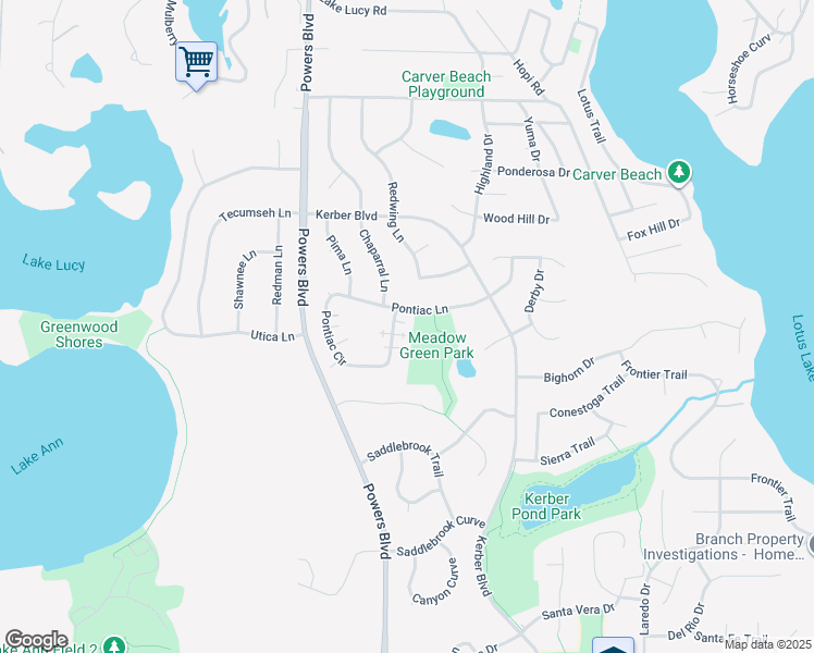 map of restaurants, bars, coffee shops, grocery stores, and more near 980 Pontiac Lane in Chanhassen