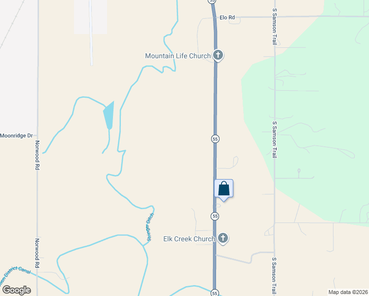map of restaurants, bars, coffee shops, grocery stores, and more near Unnamed Road in McCall