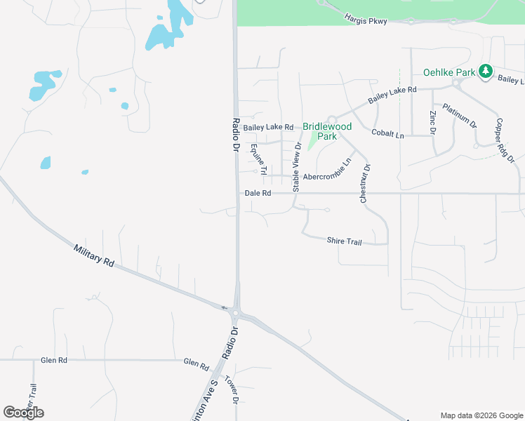 map of restaurants, bars, coffee shops, grocery stores, and more near 5045-5093 Radio Drive in Woodbury