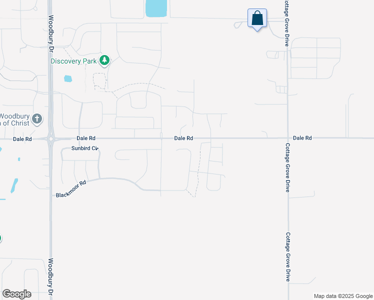 map of restaurants, bars, coffee shops, grocery stores, and more near 10550 Dale Road in Woodbury