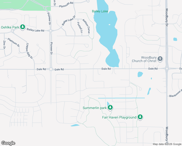 map of restaurants, bars, coffee shops, grocery stores, and more near 5027 Dale Ridge Road in Woodbury