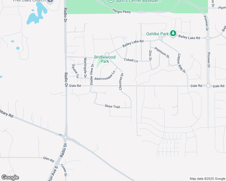 map of restaurants, bars, coffee shops, grocery stores, and more near 8335 Dale Road in Woodbury