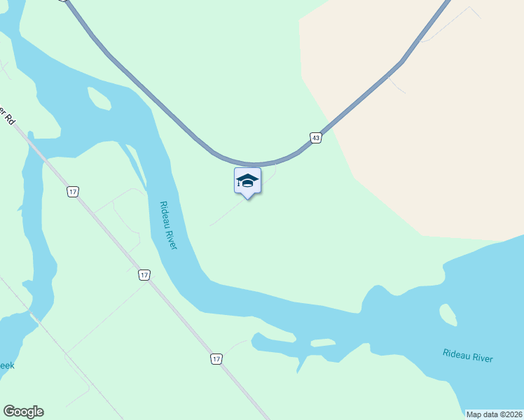 map of restaurants, bars, coffee shops, grocery stores, and more near 127 Rainbow Valley Drive in Smiths Falls