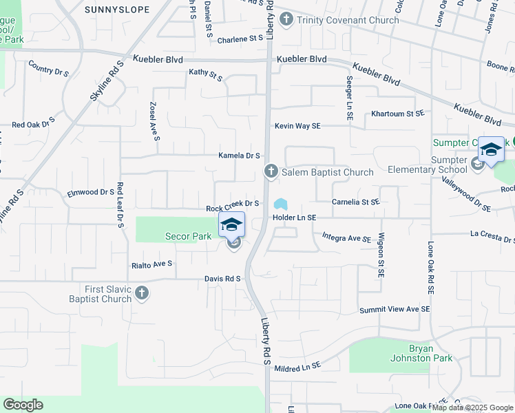 map of restaurants, bars, coffee shops, grocery stores, and more near in Salem
