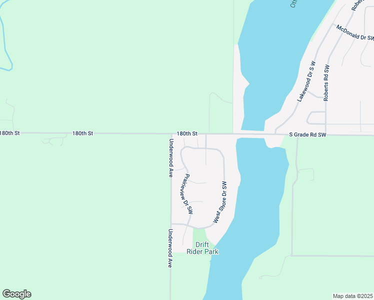 map of restaurants, bars, coffee shops, grocery stores, and more near 1086 Prairieview Drive Southwest in Hutchinson