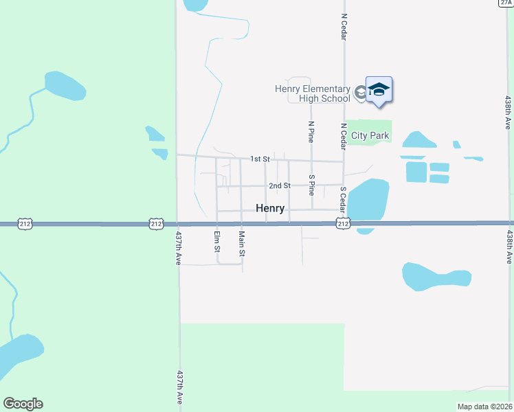 map of restaurants, bars, coffee shops, grocery stores, and more near in Henry