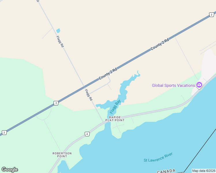 map of restaurants, bars, coffee shops, grocery stores, and more near 5576 Sweetwater Crescent in South Dundas