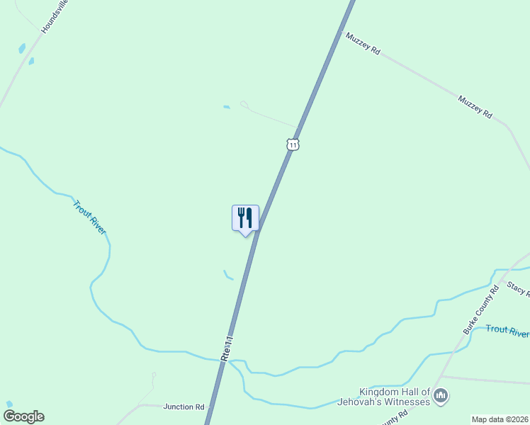 map of restaurants, bars, coffee shops, grocery stores, and more near 3137 U.S. 11 in Malone