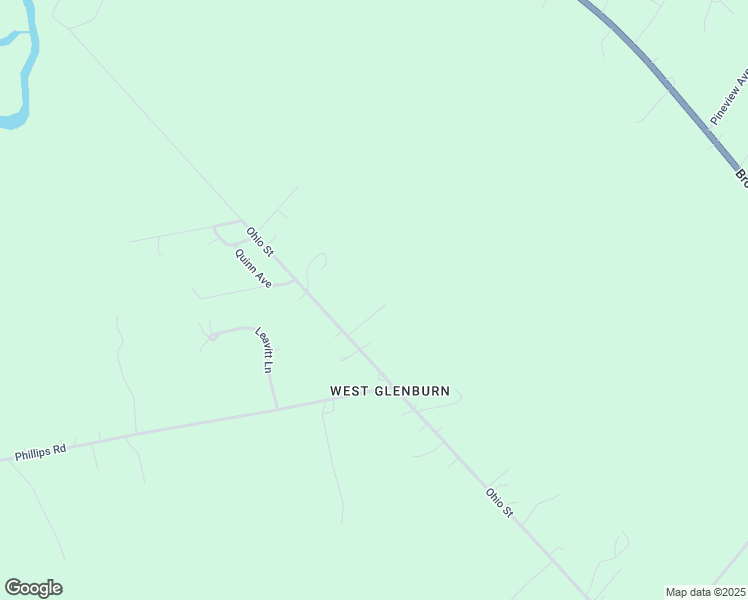 map of restaurants, bars, coffee shops, grocery stores, and more near Rosewood Drive in Glenburn