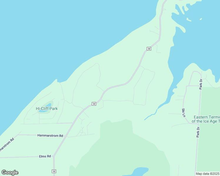 map of restaurants, bars, coffee shops, grocery stores, and more near 4382 County Road M in Sturgeon Bay