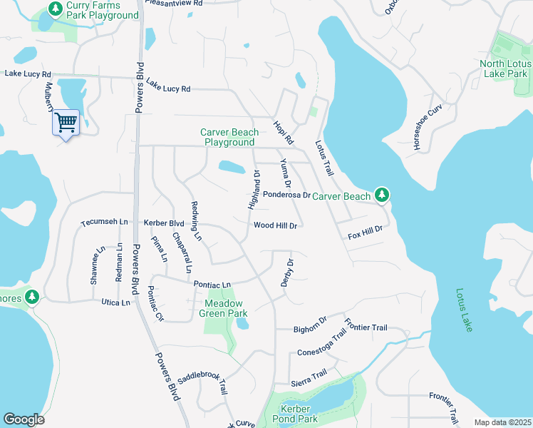 map of restaurants, bars, coffee shops, grocery stores, and more near 815 Lone Eagle Drive in Chanhassen