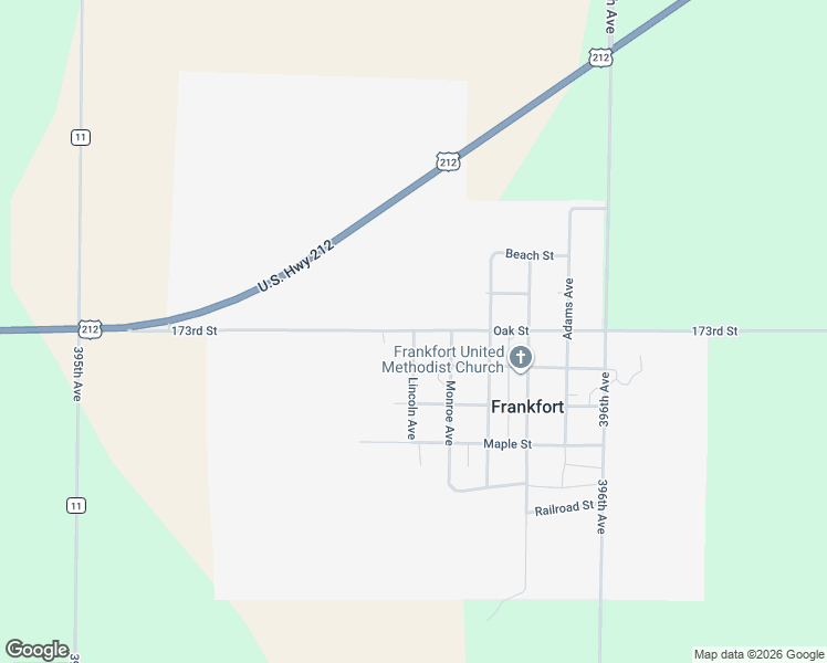 map of restaurants, bars, coffee shops, grocery stores, and more near 301 Lincoln Avenue in Frankfort