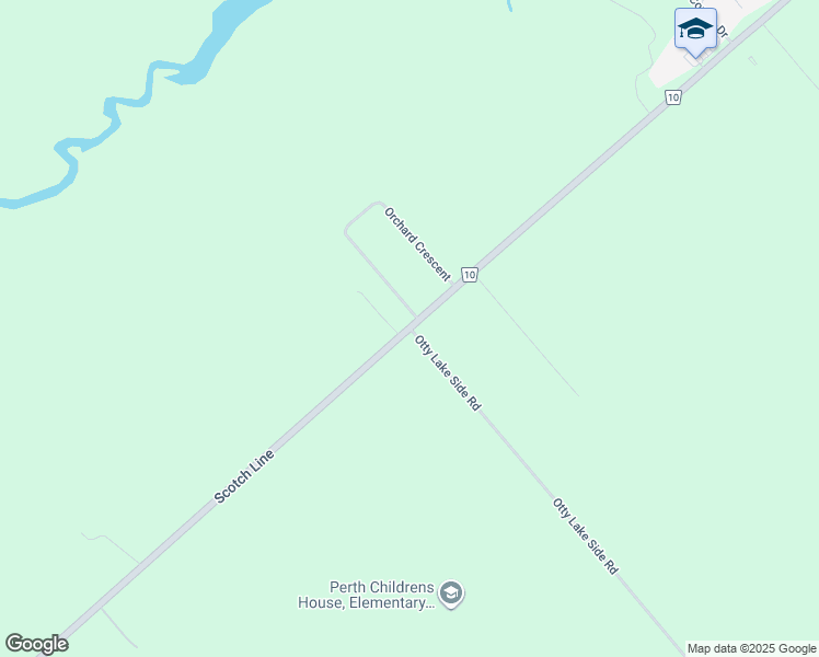 map of restaurants, bars, coffee shops, grocery stores, and more near 949 Otty Lake Side Road in Perth