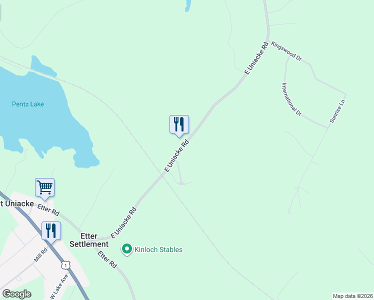 map of restaurants, bars, coffee shops, grocery stores, and more near 79 East Uniacke Road in Mount Uniacke