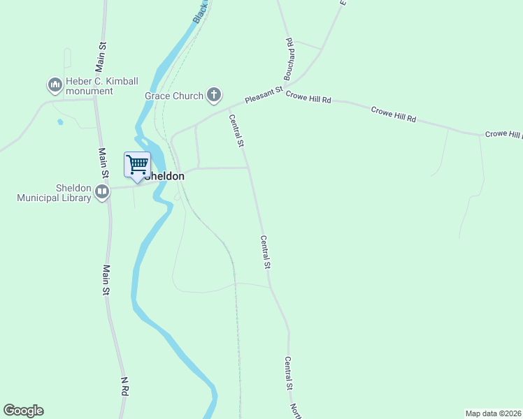 map of restaurants, bars, coffee shops, grocery stores, and more near 325 Central Street in Sheldon