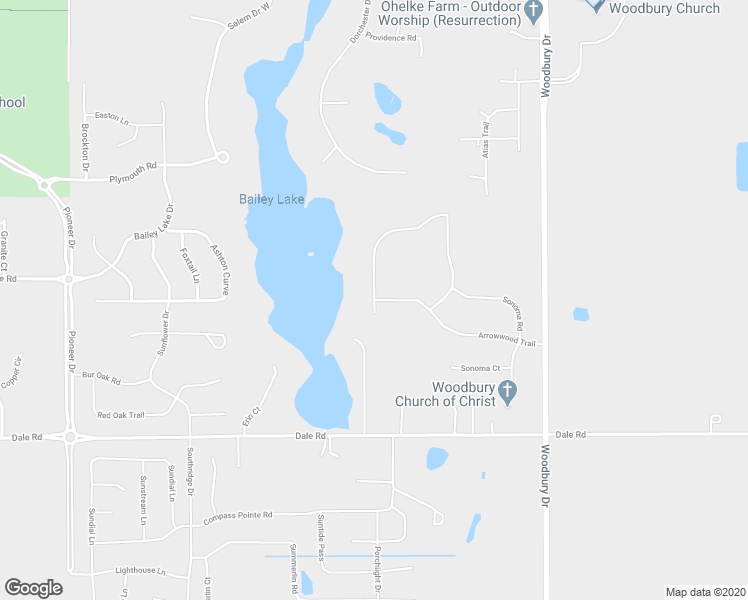 map of restaurants, bars, coffee shops, grocery stores, and more near 9769 Iron Horse Rd in Woodbury