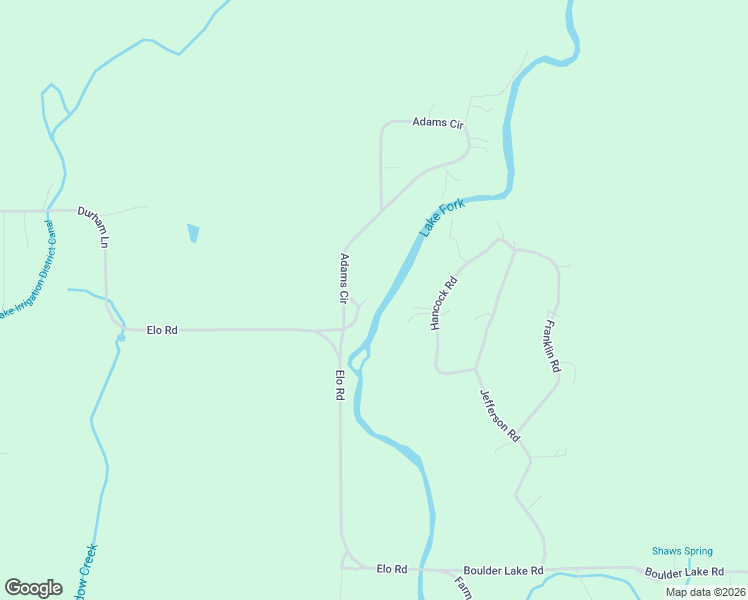 map of restaurants, bars, coffee shops, grocery stores, and more near Elo Road in McCall