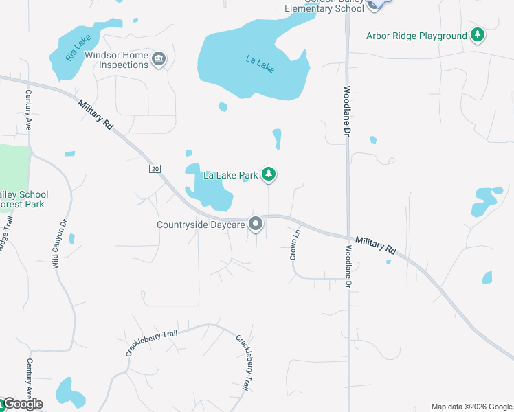 map of restaurants, bars, coffee shops, grocery stores, and more near 6748 Military Road in Woodbury