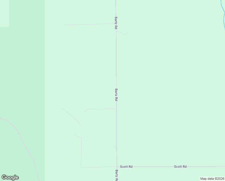 map of restaurants, bars, coffee shops, grocery stores, and more near 12252-12538 Bartz Road in Hubbard Lake