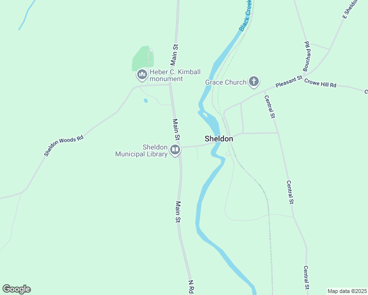 map of restaurants, bars, coffee shops, grocery stores, and more near 9 Bridge Street in Sheldon