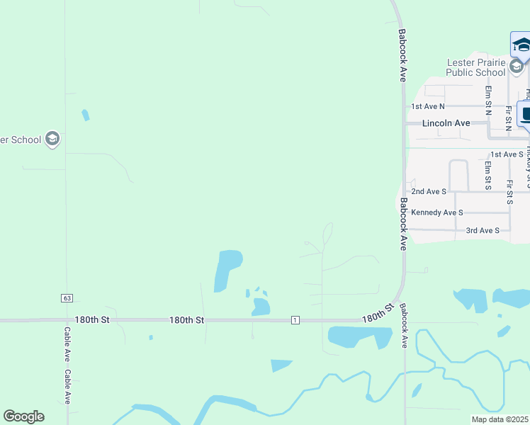 map of restaurants, bars, coffee shops, grocery stores, and more near in Lester Prairie
