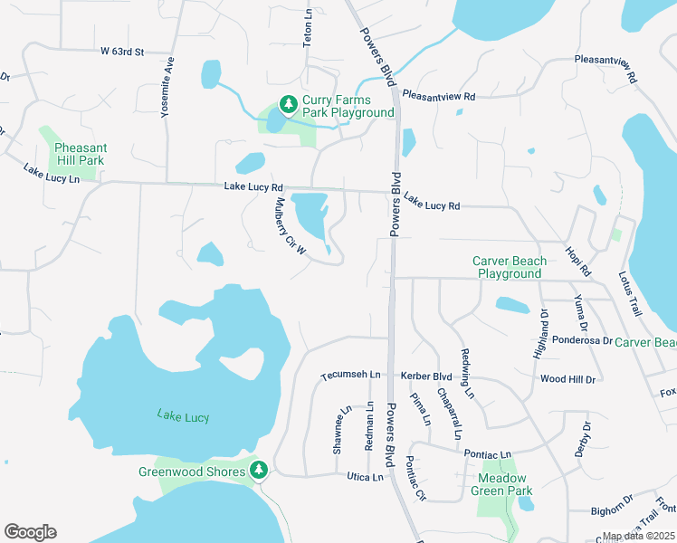 map of restaurants, bars, coffee shops, grocery stores, and more near 6699 Mulberry Circle East in Chanhassen