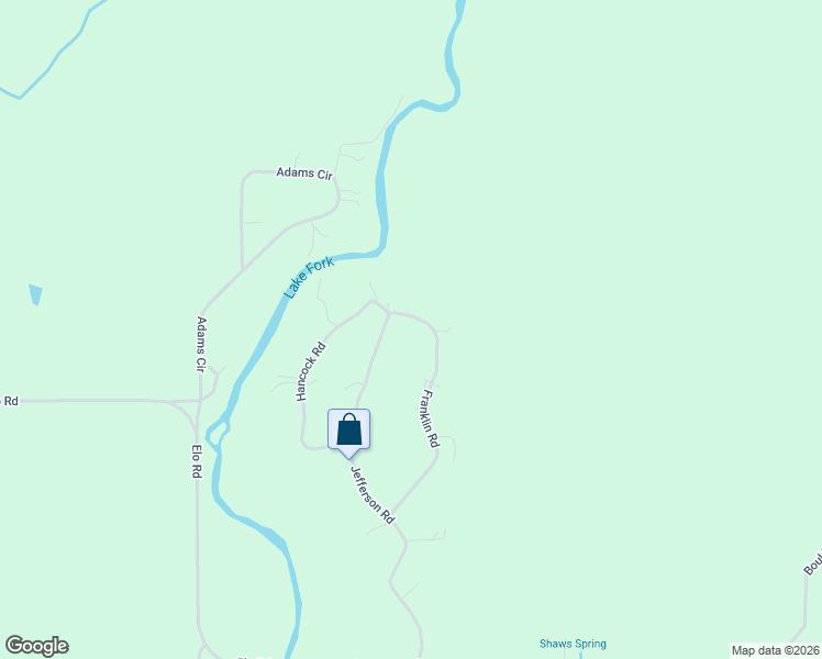 map of restaurants, bars, coffee shops, grocery stores, and more near 14199 Franklin Road in McCall