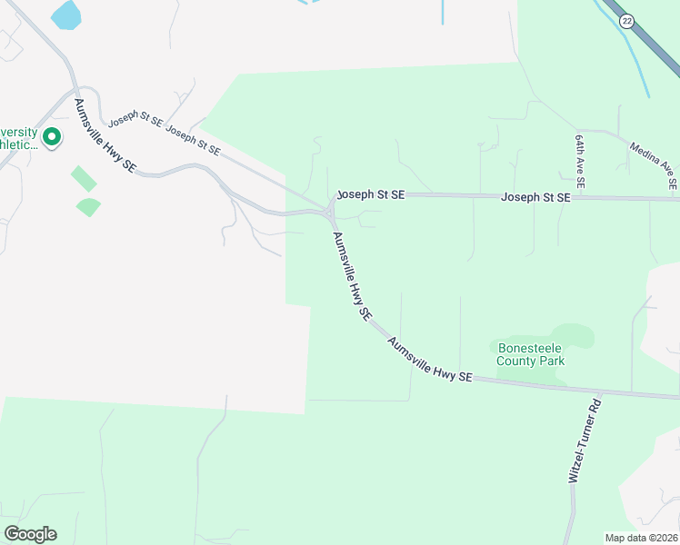 map of restaurants, bars, coffee shops, grocery stores, and more near 5798 Aumsville Highway Southeast in Salem