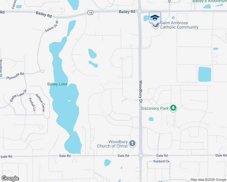 map of restaurants, bars, coffee shops, grocery stores, and more near 9769 Iron Horse Rd in Woodbury