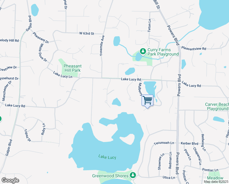 map of restaurants, bars, coffee shops, grocery stores, and more near 6679 Lakeway Drive in Chanhassen