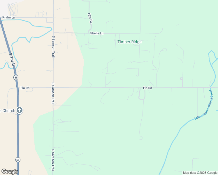 map of restaurants, bars, coffee shops, grocery stores, and more near Elo Road in McCall