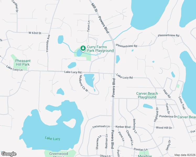 map of restaurants, bars, coffee shops, grocery stores, and more near 6665 Mulberry Circle East in Chanhassen