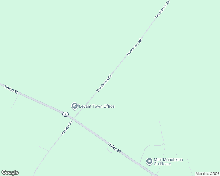 map of restaurants, bars, coffee shops, grocery stores, and more near 634 Townhouse Road in Levant