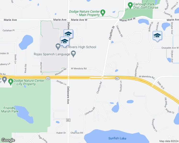 map of restaurants, bars, coffee shops, grocery stores, and more near 430 West Mendota Road in West Saint Paul