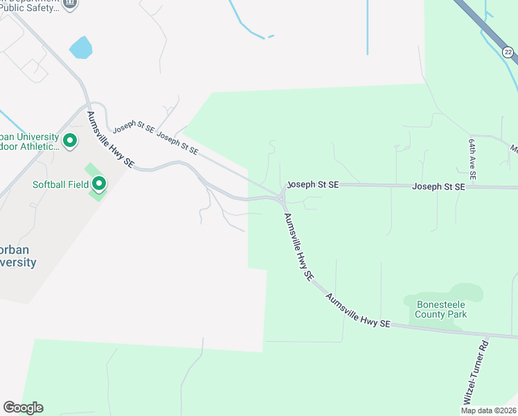 map of restaurants, bars, coffee shops, grocery stores, and more near 5780 Aumsville Highway Southeast in Salem