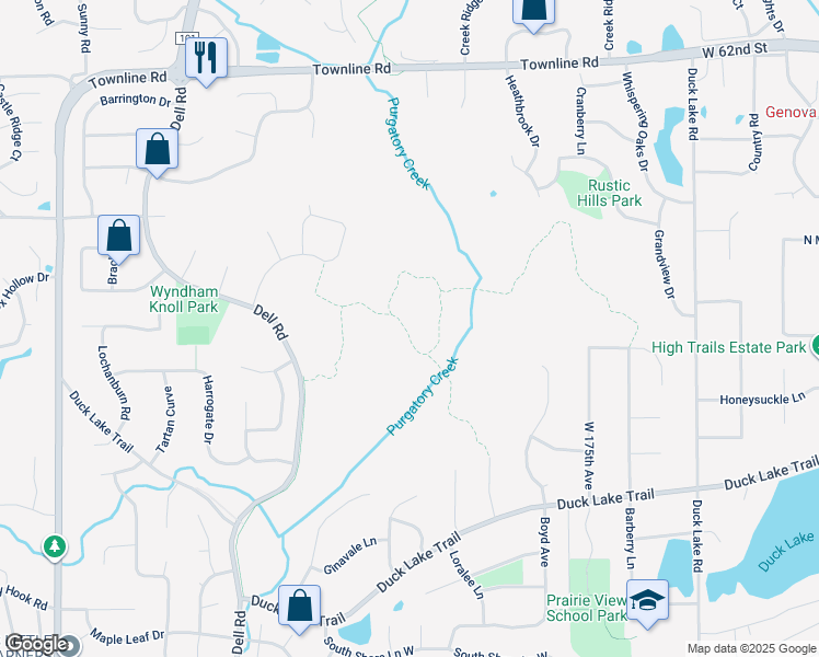 map of restaurants, bars, coffee shops, grocery stores, and more near in Eden Prairie