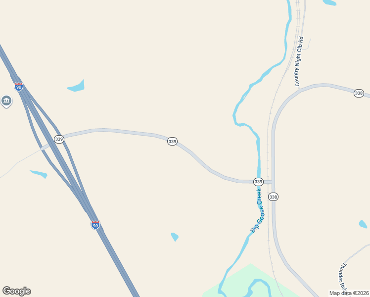 map of restaurants, bars, coffee shops, grocery stores, and more near State Highway 339 in Sheridan