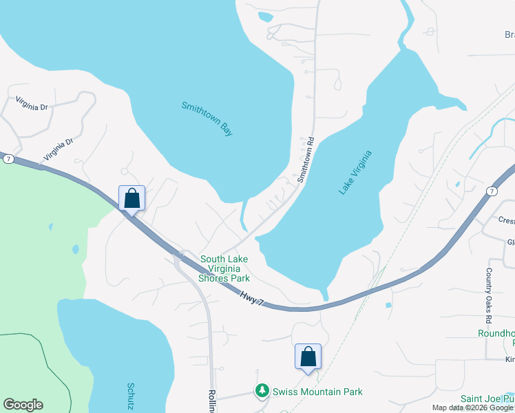 map of restaurants, bars, coffee shops, grocery stores, and more near 6670 Smithtown Road in Excelsior