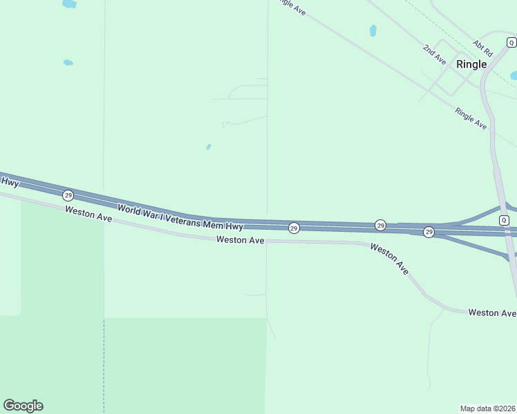 map of restaurants, bars, coffee shops, grocery stores, and more near 222430 Ranch Road in Ringle