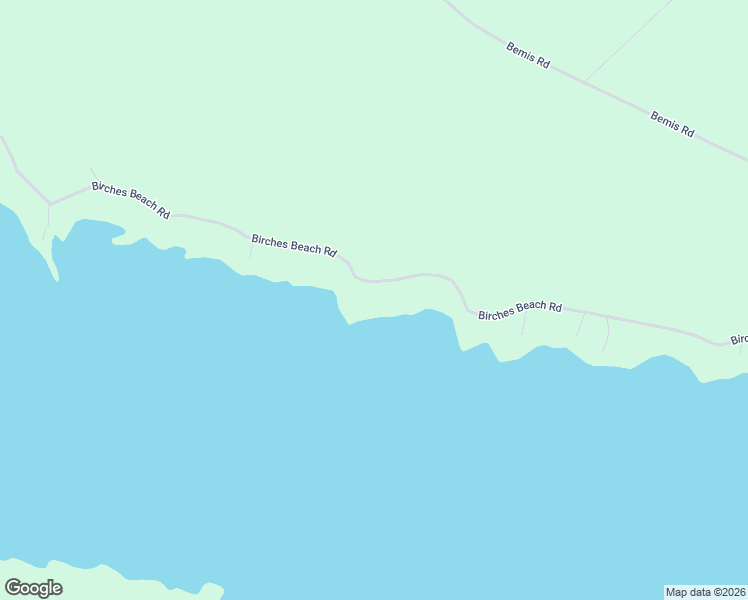 map of restaurants, bars, coffee shops, grocery stores, and more near Birches Beach Road in Rangeley