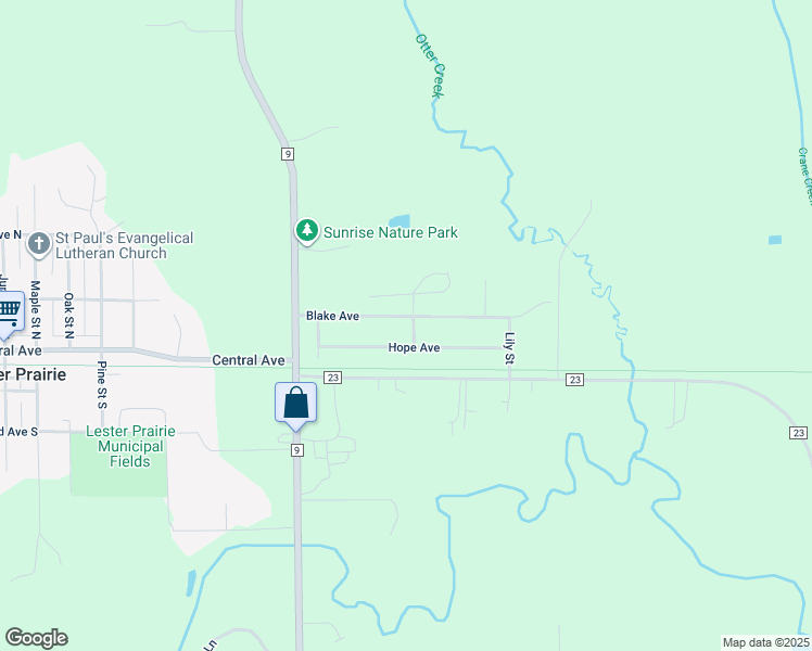 25 Jacob Street, Lester Prairie MN Walk Score