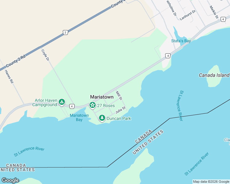 map of restaurants, bars, coffee shops, grocery stores, and more near 12106 Lakeshore Drive in Morrisburg