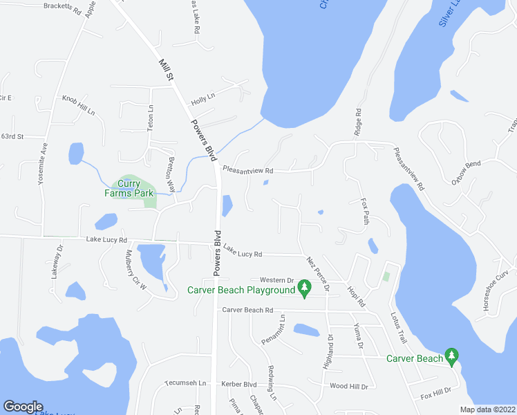 map of restaurants, bars, coffee shops, grocery stores, and more near 6535 Peaceful Lane in Chanhassen