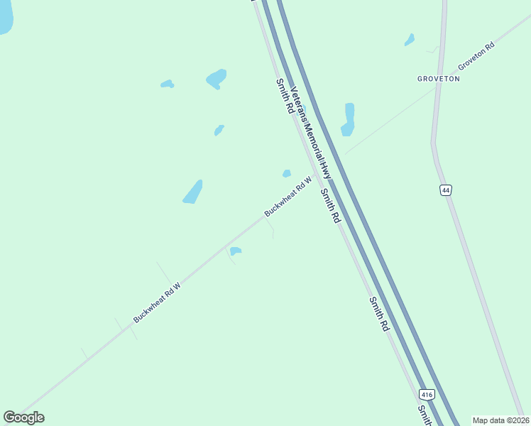 map of restaurants, bars, coffee shops, grocery stores, and more near 2421 Buckwheat Road West in Spencerville