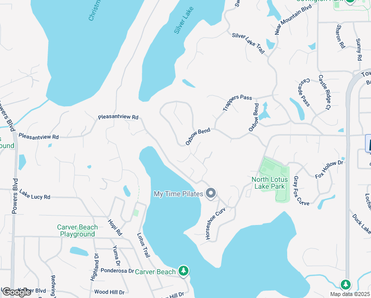 map of restaurants, bars, coffee shops, grocery stores, and more near 6369 Oxbow Bend in Chanhassen